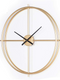 Scandinavian Gold Double Ring Wall Clock