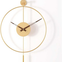 Nordic Style Large Metal Wall Clock