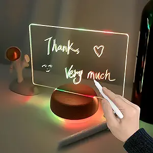 3D Illusion Lamp with Handwritten Message Board