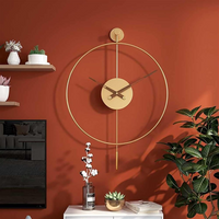 Nordic Style Large Metal Wall Clock