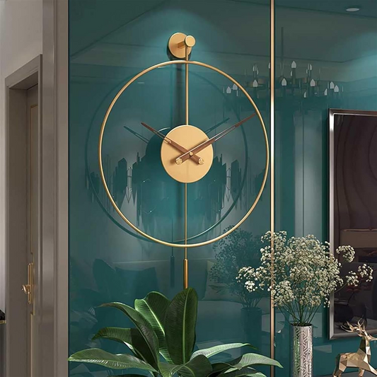 Nordic Style Large Metal Wall Clock